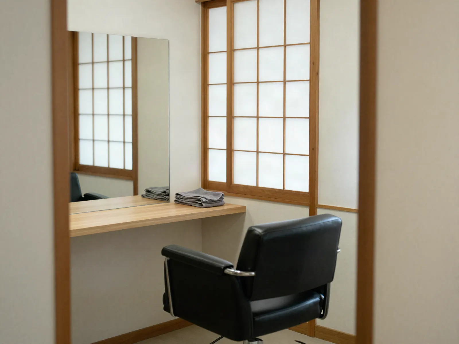 障子で仕切った半個室