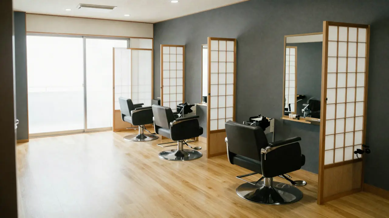 障子から光の入る店内